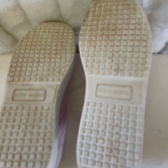 Steve Madden Brixie light pink with white lace fashion sneakers  size 10M - Picture 6 of 9
